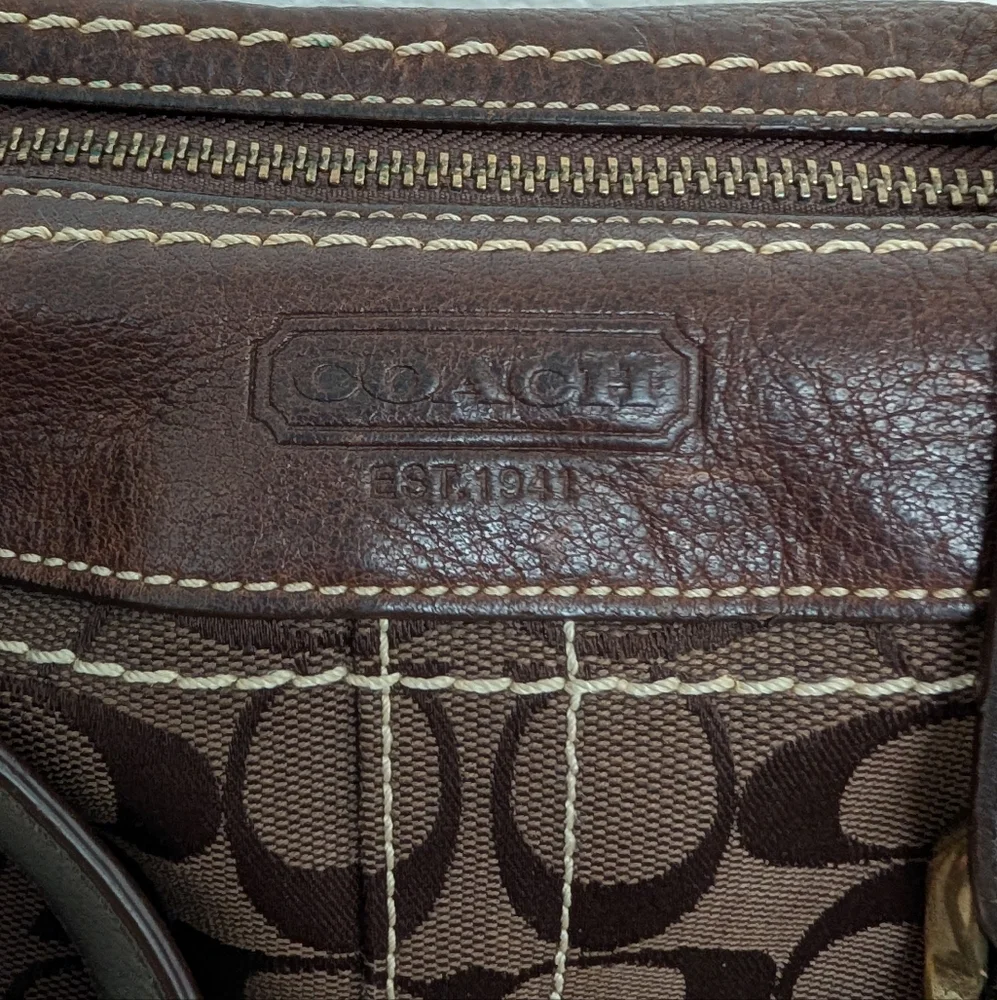 Vintage Y2K Coach Signature Legacy Convertible Crossbody‎ Bag 10403